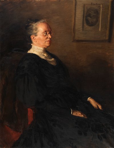 Fru Benjamin Franklin Goodrich, 1906. af Ellen Emmet Rand