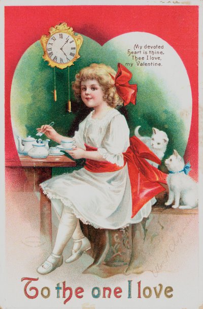 Amerikansk Valentine-kort af Ellen Hattie Clapsaddle