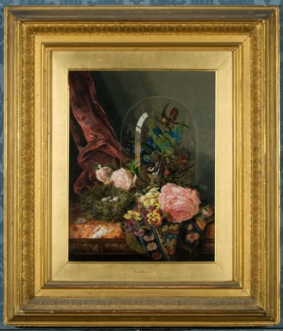 Roses and Still Life (olie på lærred) af Ellen Ladell