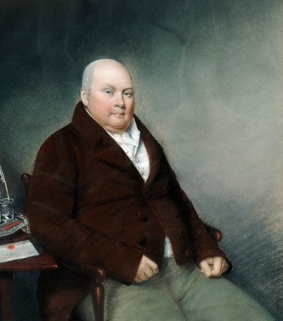Robert Waring Darwin (litho) af Ellen Sharples