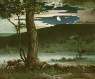 Midnatsmånen af Elliot Daingerfield