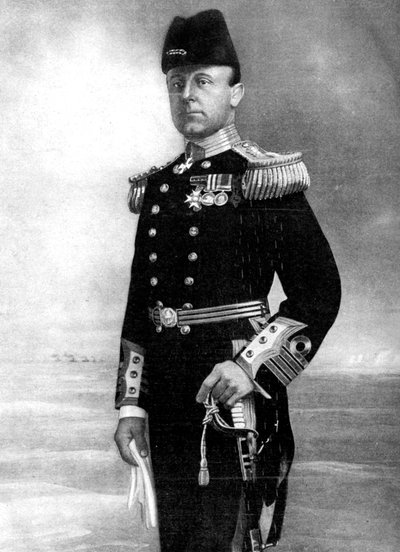 Admiral Sir John Rushworth Jellicoe, øverstkommanderende, Første Verdenskrig, 1914 af Elliott and Fry