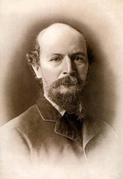 Algernon Charles Swinburne, engelsk digter fra victoriansk tid, 1909. af Elliott and Fry