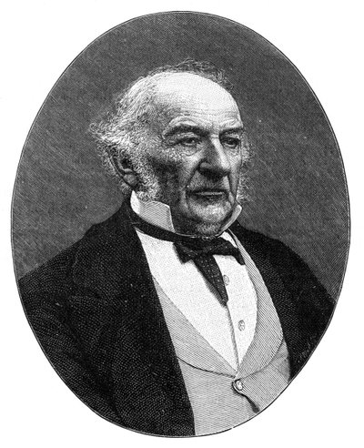 William Ewart Gladstone, det britiske liberale partis statsmand og premierminister, c1890. af Elliott and Fry