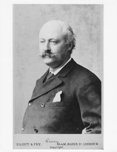 Portræt af Sir Hubert Parry (1848-1918) af Elliott und Fry Studio