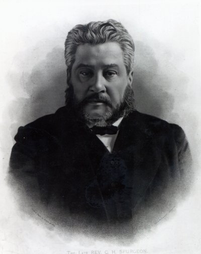 Pastor Charles Haddon Spurgeon, efter et fotografi af Elliot und Fry af Elliott und Fry Studio