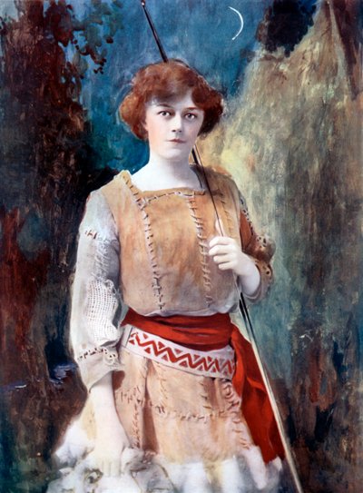 Dame Irene Vanbrugh i The Admirable Crichton, c1902. af Ellis and Walery