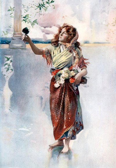 Ellaline Terriss i Bluebell i Fairyland, c1902. af Ellis and Walery