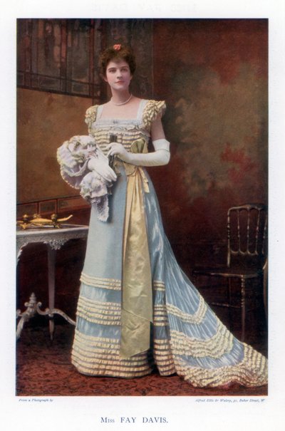Fay Davis, amerikansk sceneskuespillerinde, 1901. af Ellis and Walery