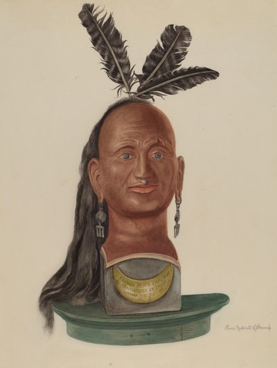 Indisk hoved af Elmer R. Kottcamp