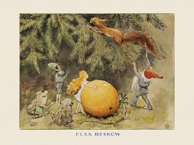 Solægget  Egernet af Elsa Beskow