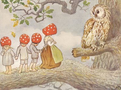 Tomtebobørnene – Uglemor af Elsa Beskow