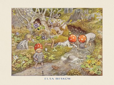 Tomtebo-børnene Bäcken af Elsa Beskow