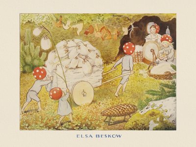 Tomtebob-børnene Mushroom Kids Cotton af Elsa Beskow