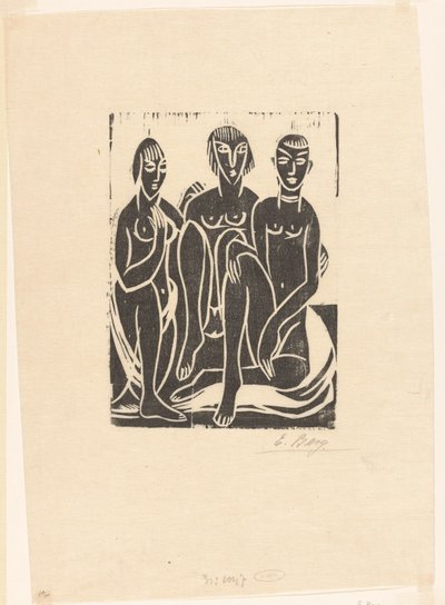 Tre kvinder af Else Berg (signed by artist)