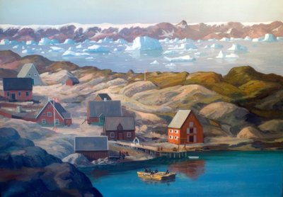 Jakobshavn af Emanuel A. Petersen