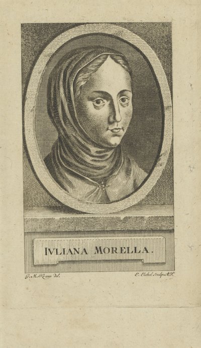 Portræt af Juliana Morell 1594-1653, før 1777. af Emanuel Eichel