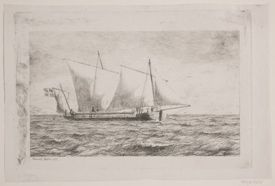 En kanonbåd af Emanuel Larsen