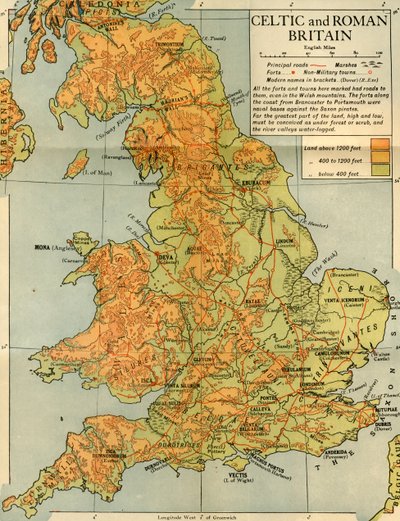 Keltisk og romersk Storbritannien, 1926. af Emery Walker