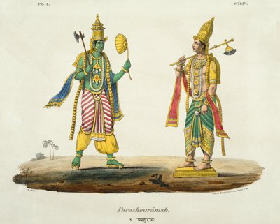 Parashurama, graveret af de Marlet og du Bouloi af Emil Beau