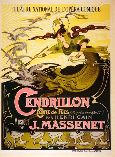 Cendrillon (Askepot), eventyropera fra 1899 af Jules Massenet (12. maj 1842 - 13. august 1912) af Emil Bertrand