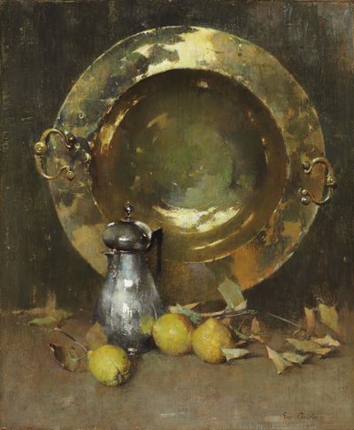 Stilleben, ca. 1918 (olie på lærred) af Emil Carlsen