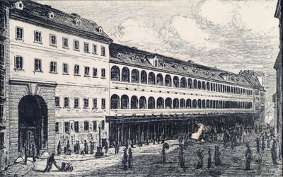 Salzgries Kaserne i Wien af Emil Hütter