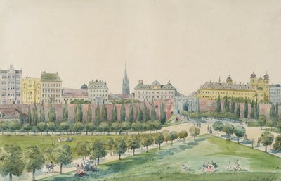 Stubenbastei og Stubentor i Wien af Emil Hütter