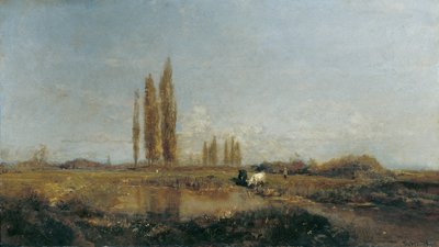 På Thaya nær Lundenburg af Emil Jakob Schindler
