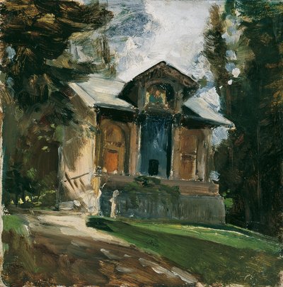 Maleren Heinrich von Angelis atelier i Reichenau af Emil Jakob Schindler