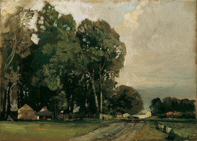 Motiv fra Prater - Krieau af Emil Jakob Schindler