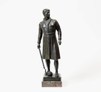 Kriger med morgenstjerne af Emil Jungblut