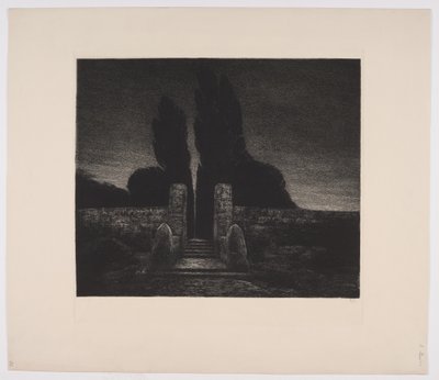 En Kirkegaard. Aften af Emil Krause