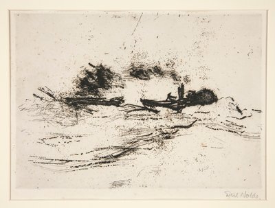 slæbebåd af Emil Nolde