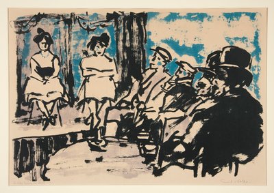 Tingel-Tangel III af Emil Nolde