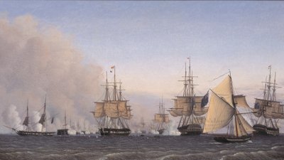 Slaget på Reden den 2. april 1801 af Emil Normann