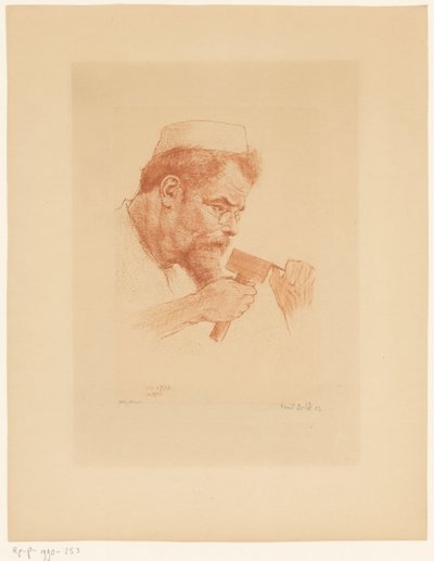 Portræt af Max Klinger af Emil Orlik