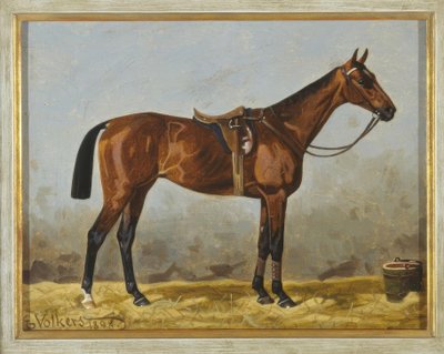 Sadlet bay hest af Emil Volkers