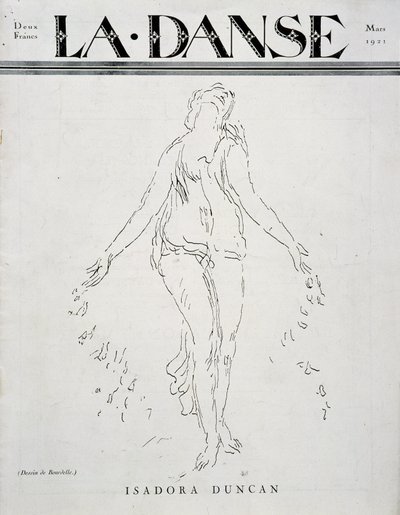 Isadora Duncan (amerikansk danser af irsk oprindelse af Emile Antoine Bourdelle