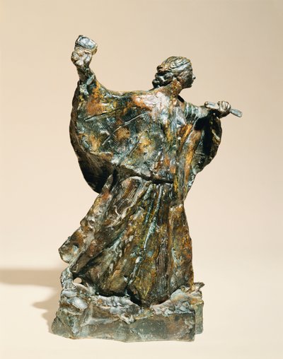 Billedhugger på arbejde; Kvindelig billedhugger på arbejde, 1906 af Emile Antoine Bourdelle