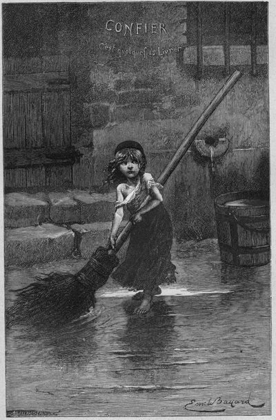 Cosette, illustration fra 