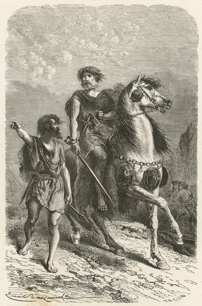 Krigere i bronzealderen af Emile Antoine Bayard