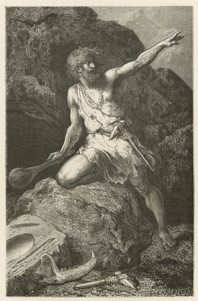 Mand i den polerede stenalder af Emile Antoine Bayard