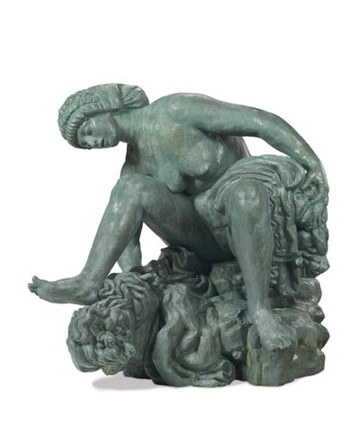 Bred Hukende Bader; Stor Hukbader af Emile Antoine Bourdelle
