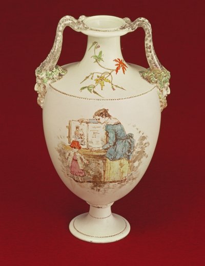 Wedgwood vase, slutningen af 1800-tallet af Emile Aubert Lessore