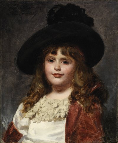 Laura klokken syv af Emile Auguste Carolus Duran