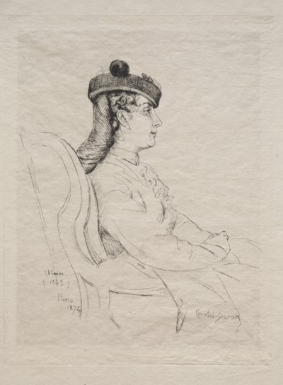 Rejse souvenir af Charles Emile Auguste Carolus Duran