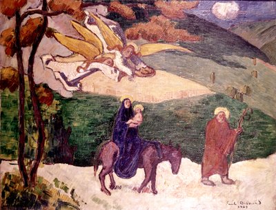Flyvning til Egypten af Emile Bernard