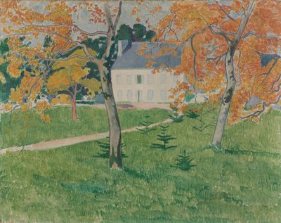 Hus mellem træer. Pont-Aven, 1888 af Emile Bernard