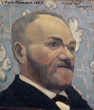 Portræt af Fader Tanguy, 1887 af Emile Bernard